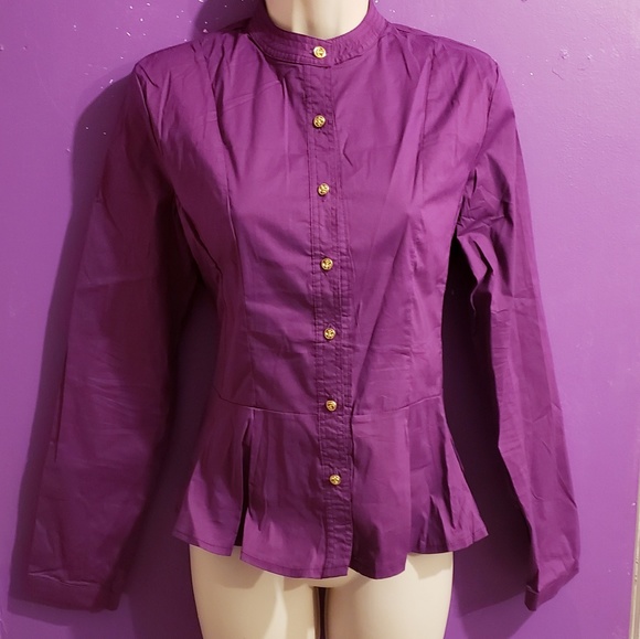 PEPLUM DRESS SHIRT - Picture 7 of 7